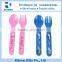 Customized Logo Children Baby Plastic Spoon And Fork Set With Box