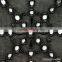 Sexy Blackout Design Pattern Embroidery Fabric for lady Autumn Garment Diamond Gemetric Flower Pattern Chemicla Embroidery Black