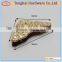 Fashion zinc alloy engraving flower corner protector for bag