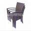 Deluxe Aluminum Frame Wicker Garden Chairs/ Outdoor Furniture PE Rattan Chairs