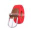Red Stretch Woven Elastic Waistband lady Belt