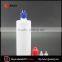 wholesale 180ml PE plastic dropper bottle with childproof and tamper evident cap for e juice