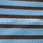 JINMU textiles 100% Polyester Blue & Grey Stripe Design Polar Fleece Fabric For Coat