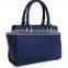 Branded cross pattern women PU leather handbag