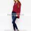 China Quality Suppliers New Designs Long Sleeve Loose Lady Blouse & Top