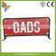 Outdoor Advertising High Quality Cafe Barrier Systems