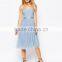 2015 fashion midi tulle skirt