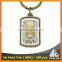 Best selling decorative metal religious muslim printing promotional keyring