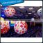 Colorful changing inflatable hanging balloon, LED inflatable ball for decoration