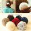 Colorful Fur Ball Headdress