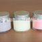 Color Natural Scented Soy Wax Glass Container Personalized Covered Apothecary Candle Jar