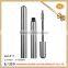 Slim shape aluminum mascara tube with custom brush