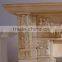 High Density Housing Architecture Beige Marble Fireplace Mantel