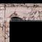 customized color and material marble firelace shelf