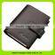 Promotional Gift Unisex Leather Card Holder Wallet With 20pcs Transparent PVC Card Slots