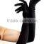 Made In China Full Finger Shoulder Length Satin Bridal Gloves