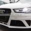 2013-2015 A4 upgrade to RS4 body kit PP material