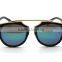 2015 new arrival popular metal mirror lens sunglasses