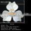 Hair accessories diy alloy shell bow imitation flower Bridal headdress Crown Accessories 1046