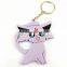 Wholesale Rubber 2d Single Side Key ring Cartoon PVC Key chain