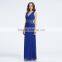 2016 New fashion sexy evening dress,high quality manual nail bead women's evening dress