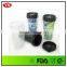 eco-friendly thermal double wall 16oz photo insert diy plastic tumblers