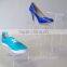 Customized Clear acrylic shoe stand high-heeled shoes display stand