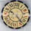 sublimation wood wall clock for home decration promotional