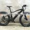 Carbon look fat electric bike with suspension fork 36V 13ah lithium battery samsung cells