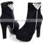 2016 Elegant High Platform Ankle Boots for Woman Sexy High Quality Half Boots for Hot-selling PDZ2657
