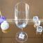 High Quality Clear Tulip Shape Stemmed Glass Cup