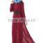 High Quality Chiffon Muslim Abaya Dress Appliqued Islamic Women Clothing