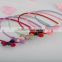 Multicolor hair accessories plastic bead headband acrylic women bowknot hair band