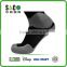 grey free terry black knee-high nylon sports socks