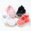 New design four colors flower soft touch baby shoes factory direct sale