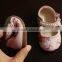 2016 Korean baby popular genuine leather todder shoes