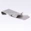 Custom promotional enbossed metal stainless steel money clip