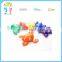 Promotional PU custom leather cute frog pig turtle shape hacky sack for kids