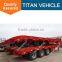 100 T heavy duty machine transportation trailer transport engine semi trailer low bed trailer