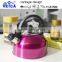 2016 China export 2.5L stainless stell whistle induction teapot