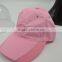 Hot Sales Pink Cotton Embroidery Fashion Sport Women Hat