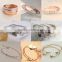 Top quality gold/silver jewelry , clover bracelet/bangle 316L stainless steel bracelet jewelry