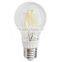 LED A60 E27 6W 3000K Globe LED Filament bulb ,Cold White Color