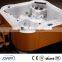 Medium Size Big Seats Square 5 Person Resin Outdoor Spa Prices JY8003