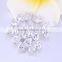 Pop Korean style China wholesale rhinestone flower brooch for wedding and party cheap price china supplier