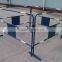 Versatile Metal Pipe Galvanized Crowd Control Barrier With Fixed or Removable Feet,Used for Road/Traffic/Concert/Event