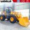 World brand road construction equipment 5ton joystick control wheel loader W156