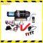 CE approved 4500lbs ATV Winch with synthetic line