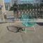 Garden baroque furniture pe wicker stackable diamond shape iron chair