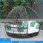 Best Selling Rattan Garden Daybed With Canopy